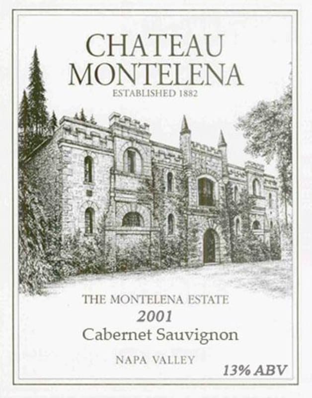 Chateau Montelena Estate Cabernet Sauvignon (3 Liter Bottle) 2001 Front Label