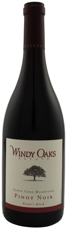 Windy Oaks Diane's Block Estate Pinot Noir 2017 Front Bottle Shot