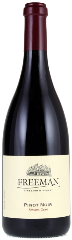 Freeman Sonoma Coast Pinot Noir 2019 Front Bottle Shot