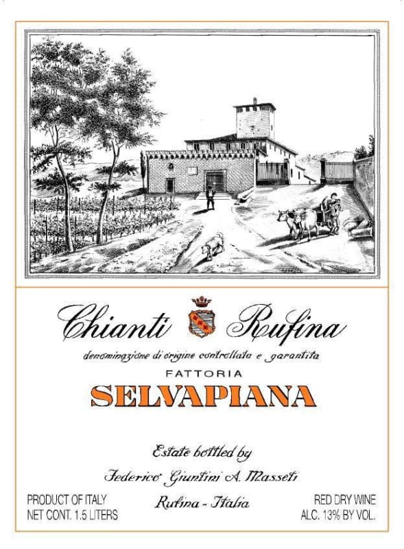 Selvapiana Chianti Rufina 2016 Front Label
