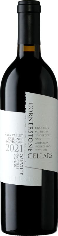Cornerstone Cellars Oakville Station Cabernet Sauvignon 2021 Front Bottle Shot