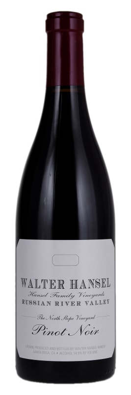 Walter Hansel North Slope Pinot Noir 2021 Front Bottle Shot