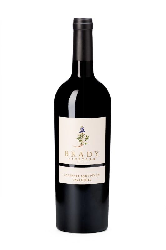 Brady Vineyard Cabernet Sauvignon 2018 Front Bottle Shot