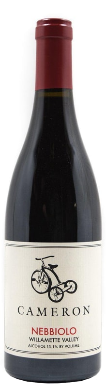 Cameron Winery Nebbiolo 2021 Front Bottle Shot