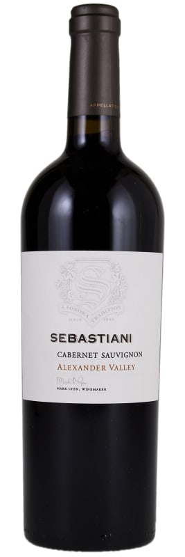 Sebastiani Alexander Valley Cabernet Sauvignon 2016 Front Bottle Shot