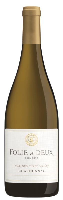Folie a Deux Russian River Chardonnay 2018 Front Bottle Shot