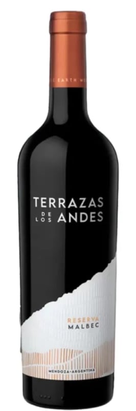 Terrazas de los Andes Reserva Malbec 2021 Front Bottle Shot