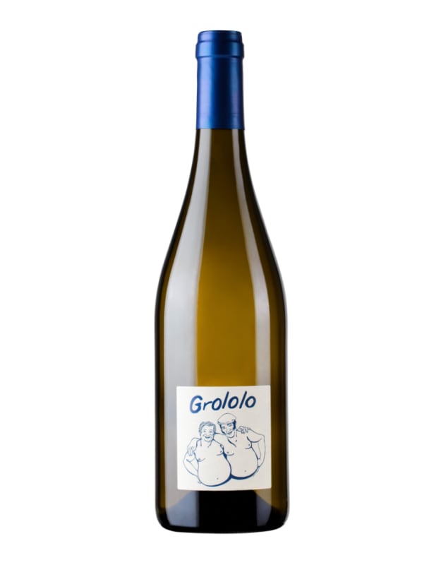 Un Voyage dans les Vignes Pithon-Paille Grololo Blanc 2023 Front Bottle Shot