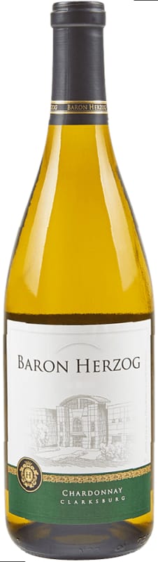 Baron Herzog California Chardonnay (OU Kosher) 2016 Front Bottle Shot