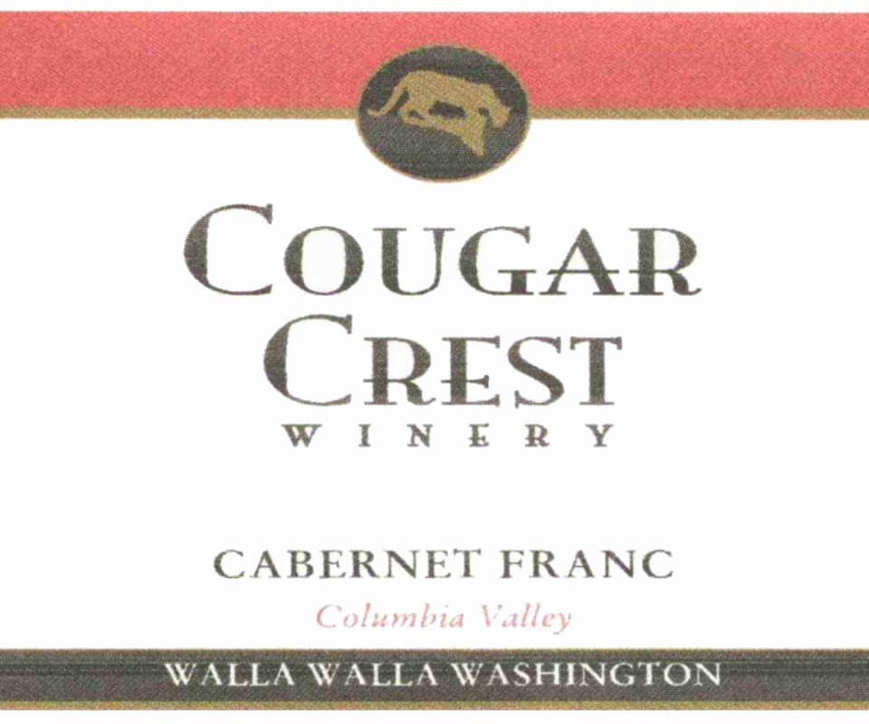 Cougar Crest Cabernet Franc 2006 Front Label
