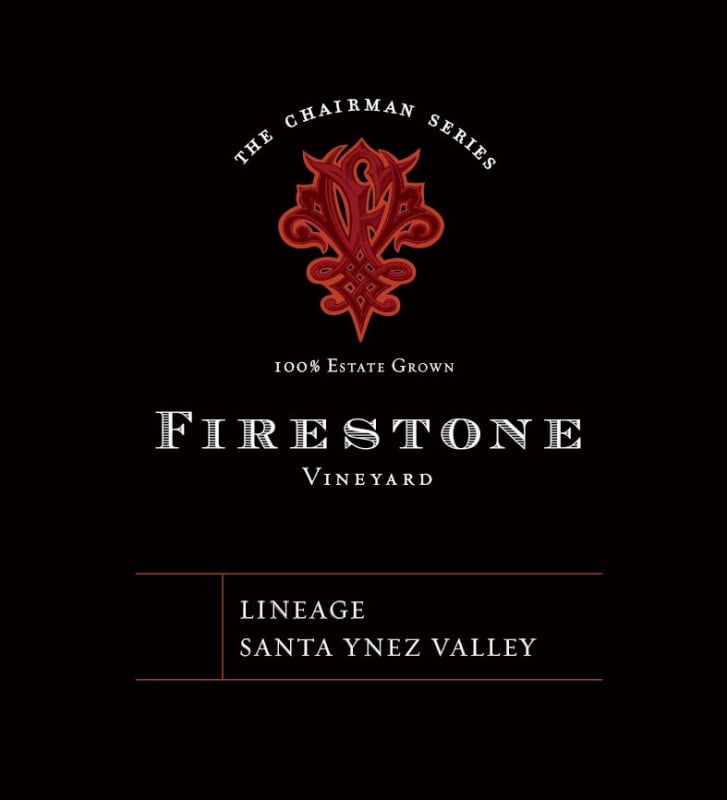 Firestone The Chairman Series Lineage 2013 Front Label