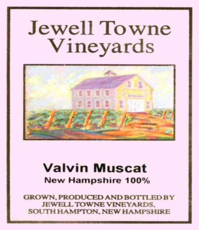 Jewell Towne Vineyards Valvin Muscat 2015 Front Label