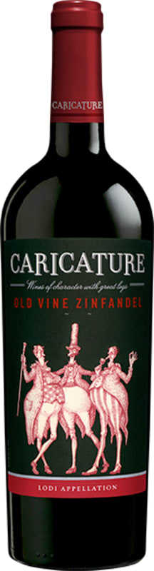 Caricature Old Vine Zinfandel 2016 Front Bottle Shot