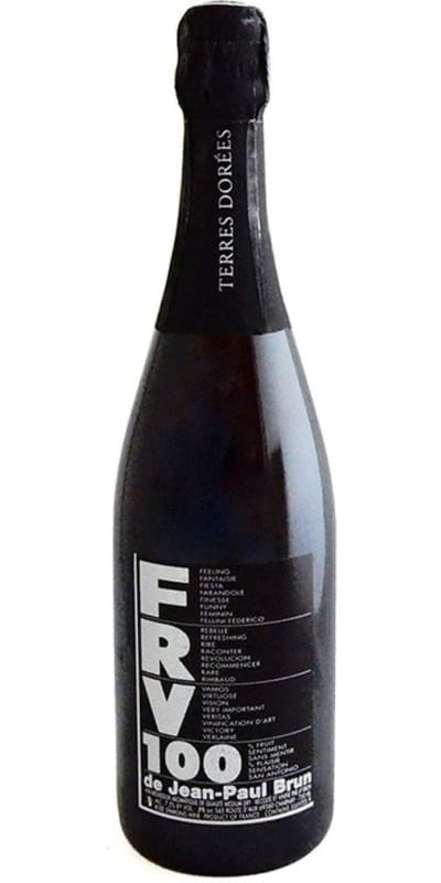 Jean-Paul Brun Domaine des Terres Dorees FRV 100 Sparkling Beaujolais 2019 Front Bottle Shot