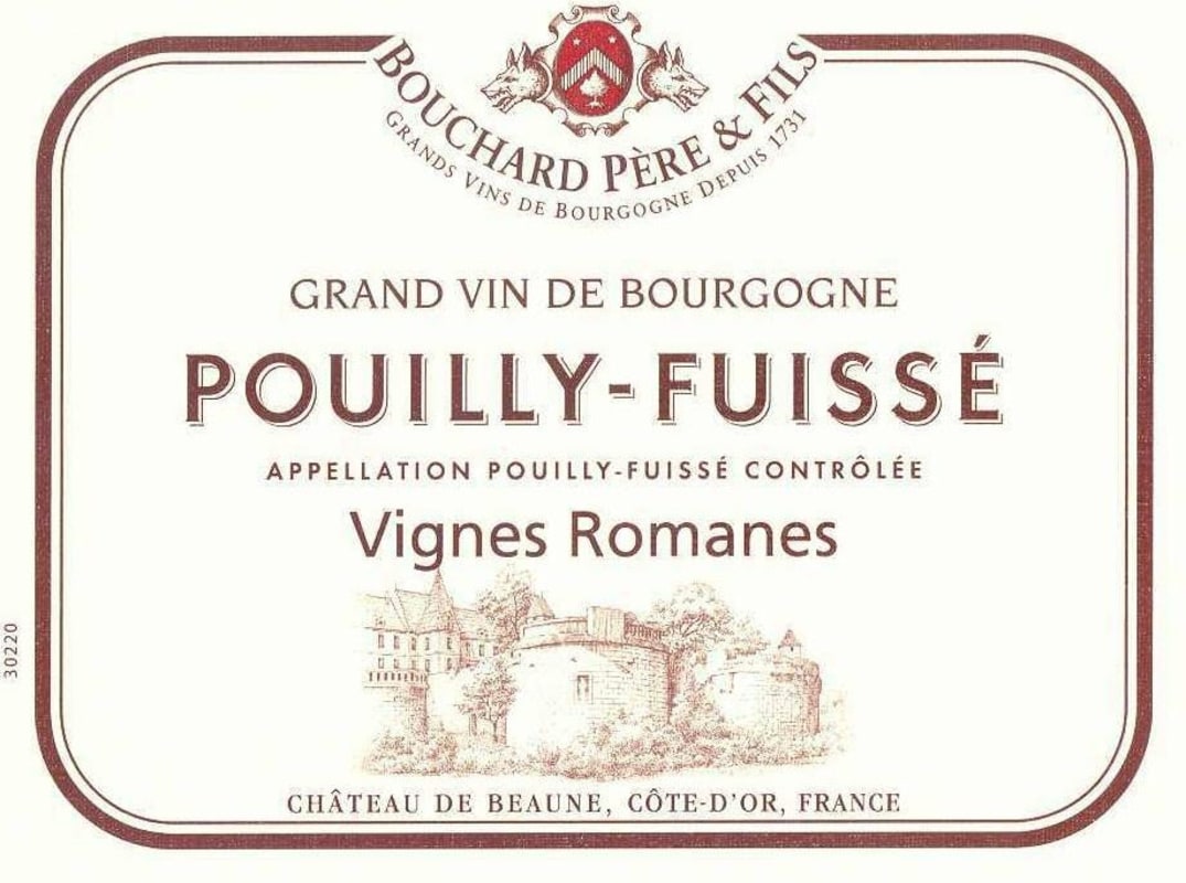 Bouchard Pere & Fils Pouilly-Fuisse Vignes Romanes 2014 Front Label