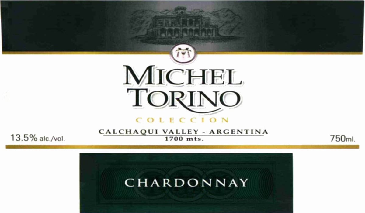 El Esteco Michel Torino Coleccion Chardonnay 2014 Front Label