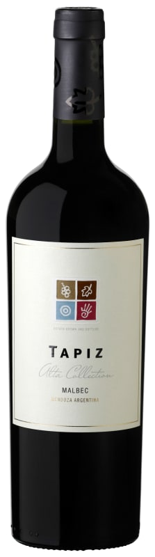 Tapiz Alta Collection Malbec 2021 Front Bottle Shot