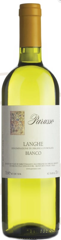 Parusso Langhe Bianco 2016 Front Bottle Shot