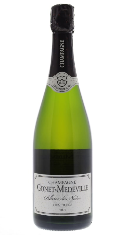 Gonet-Medeville Brut Blanc de Noirs Premier Cru Front Bottle Shot