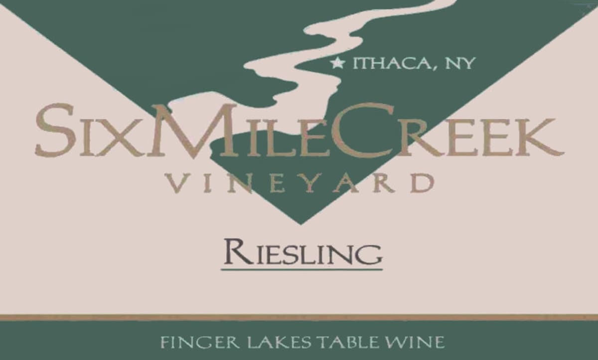 Six Mile Creek Vineyard Riesling 2013 Front Label