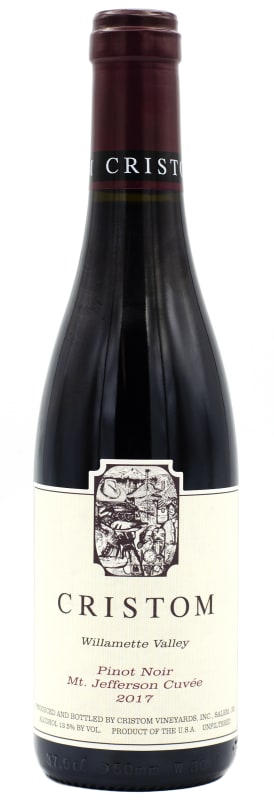 Cristom Mt. Jefferson Cuvee Pinot Noir (375ML half-bottle) 2017 Front Bottle Shot
