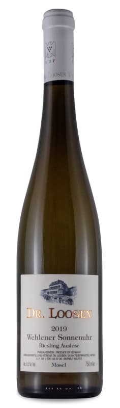Dr. Loosen Wehlener Sonnenuhr Riesling Auslese 2019 Front Bottle Shot