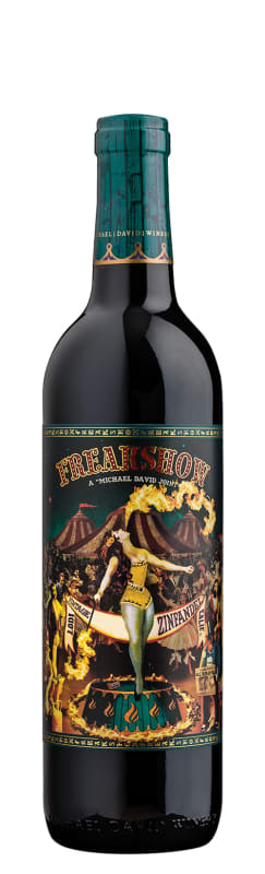 Michael David Winery Freakshow Zinfandel 2020 Front Bottle Shot