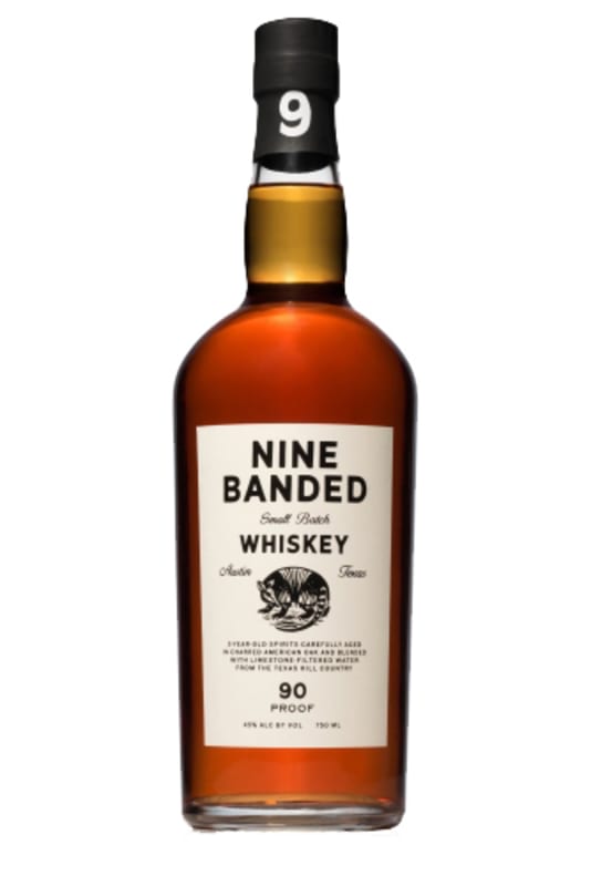 Nine Banded Whiskey Front Bottle Shot