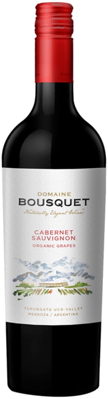 Domaine Bousquet Organic Cabernet Sauvignon 2018 Front Bottle Shot