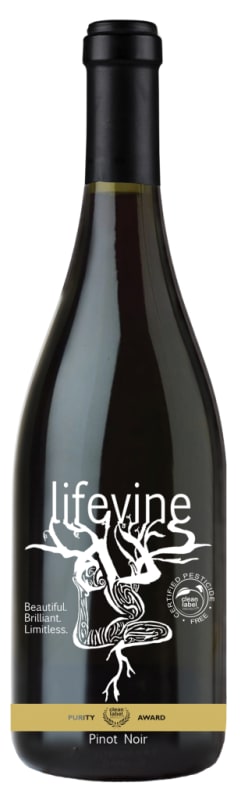 LifeVine Pinot Noir 2020 Front Bottle Shot