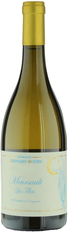 Domaine Bernard-Bonin Meursault Les Tillets 2020 Front Bottle Shot