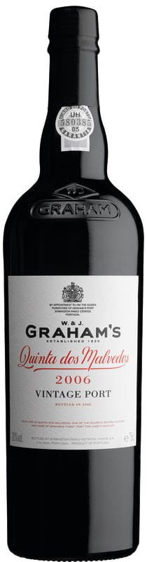 Graham's Quinta Dos Malvedos Vintage Port 2006 Front Bottle Shot