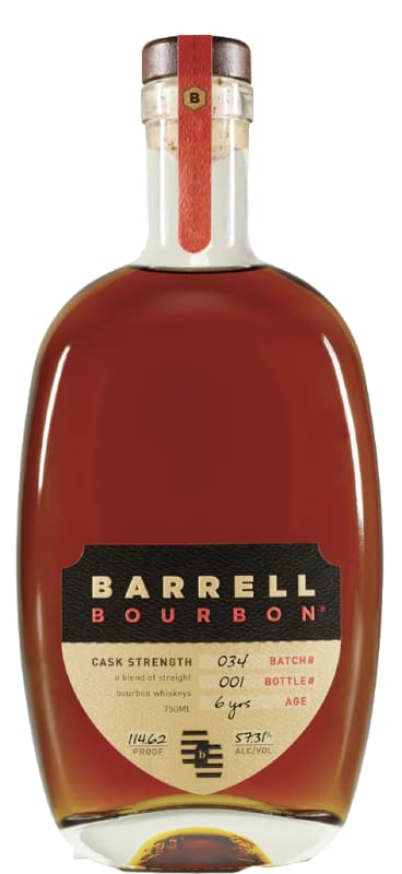 Barrell Batch 34 Bourbon Whiskey Front Bottle Shot