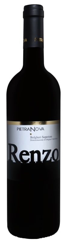 PietraNova Renzo Bolgheri Superiore 2015 Front Bottle Shot