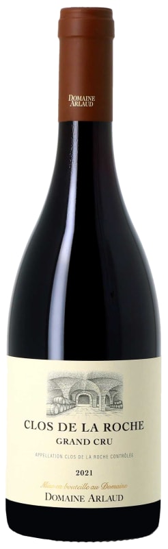 Domaine Arlaud Clos de la Roche Grand Cru 2021 Front Bottle Shot