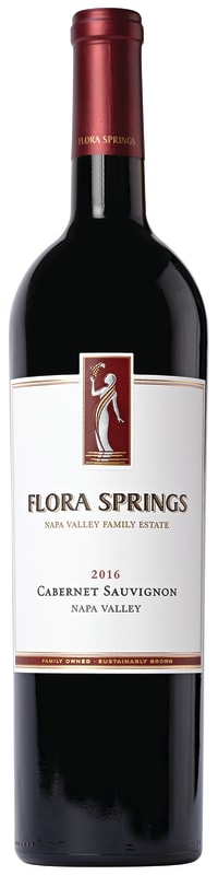 Flora Springs Napa Valley Cabernet Sauvignon 2016 Front Bottle Shot