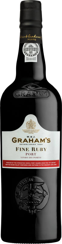 Graham's Fine Ruby Port Front Bottle Shot