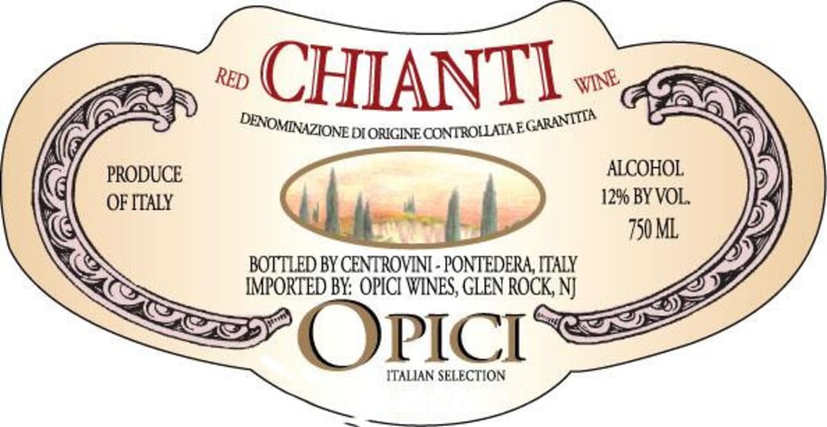 Opici Chianti 2015 Front Label