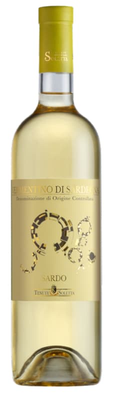 Tenute Soletta Sardo Vermentino 2021 Front Bottle Shot