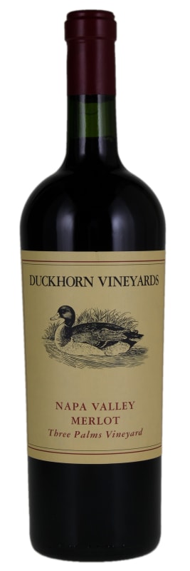 Duckhorn Three Palms Merlot 1996 Front Bottle Shot