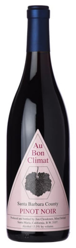 Au Bon Climat Santa Barbara Pinot Noir 2016 Front Bottle Shot