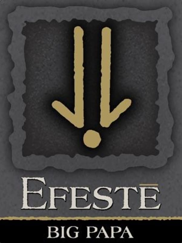 Efeste Big Papa Cabernet Sauvignon 2009 Front Label