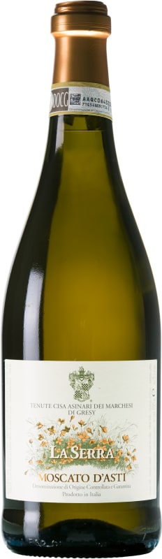 Marchesi di Gresy La Serra Moscato d'Asti 2022 Front Bottle Shot