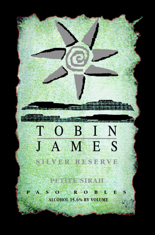 Tobin James Silver Reserve Petite Siraz 2014 Front Label
