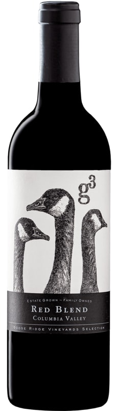 Goose Ridge G3 Red Blend 2021 Front Bottle Shot