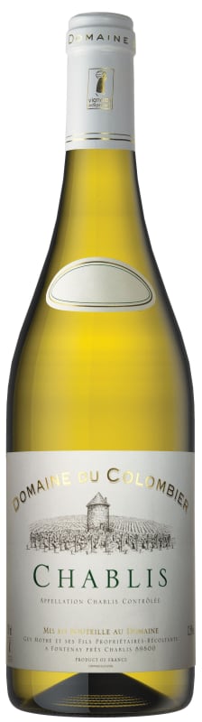 Domaine du Colombier Chablis 2024 Front Bottle Shot