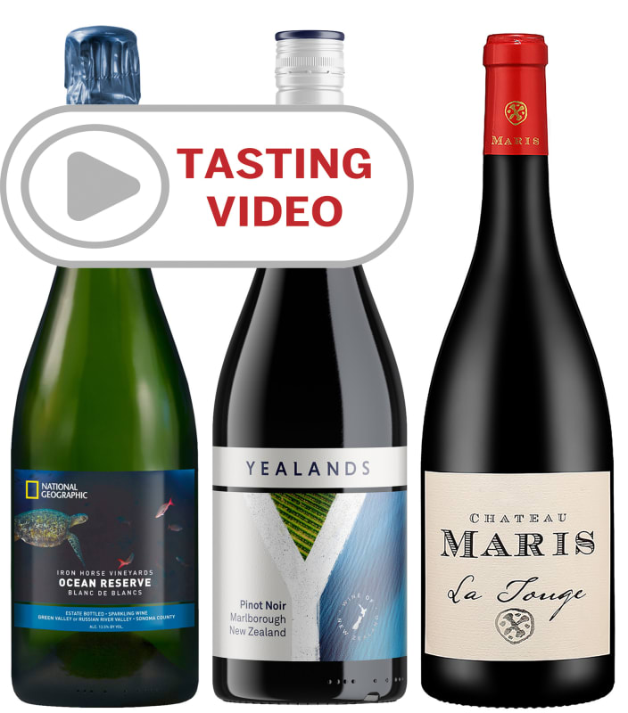 Earth Day Wine Trio with Tasting Video Gift Product Image