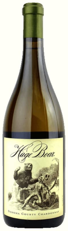 Huge Bear Chardonnay 2015 Front Bottle Shot
