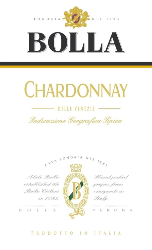 Bolla Delle Venezie Chardonnay 2013 Front Label