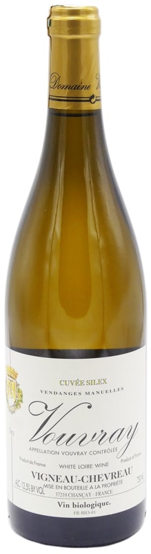 Domaine Vigneau Chevreau Vouvray Cuvee Silex Sec 2021 Front Bottle Shot
